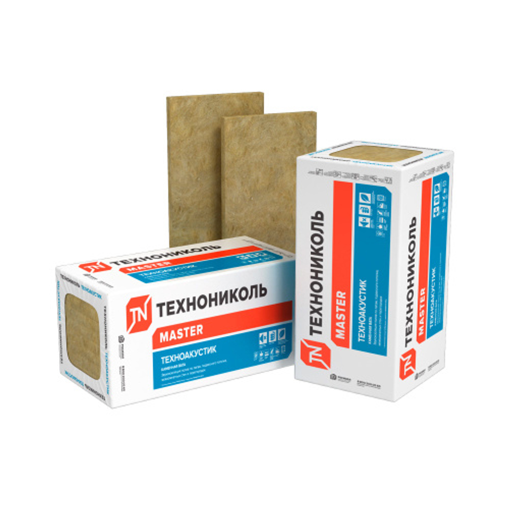 Техноакустик 1200х600х50мм (12 плит) (8,64м2; 0,432м3)