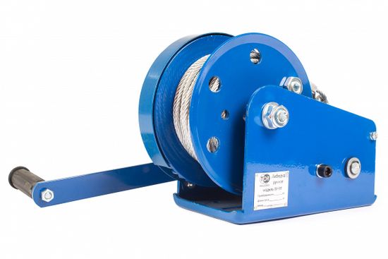 Лебедка ручная TOR ЛБ-2600 (BHW) г/п 1,0 т, длина троса 20 м