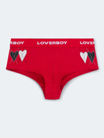 CHARLES JEFFREY LOVERBOY ШОРТЫ ЧЕРНЫЕ + КРАСНЫЙ