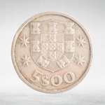 Portugal, 5 Escudos, 1966, VF