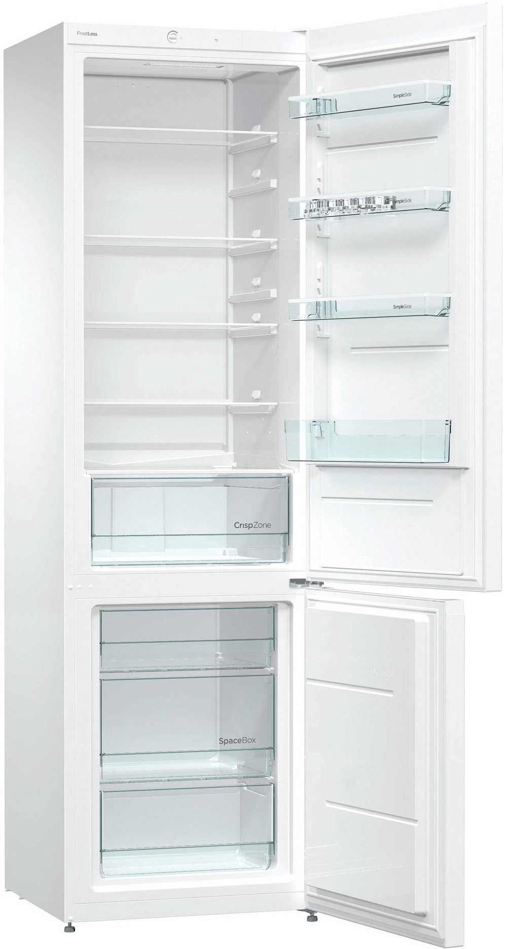Отдельностоящий двухкамерный холодильник Gorenje RK621PW4