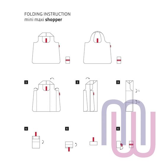 Сумка складная Mini maxi shopper bavaria rose