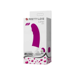 Мини-вибратор для G-стимуляции Pretty Love Luther (30 режимов) (Цвет: фуксия с белым)