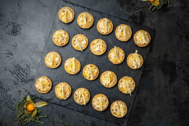 Тарталетка с ананасом, 20 шт.