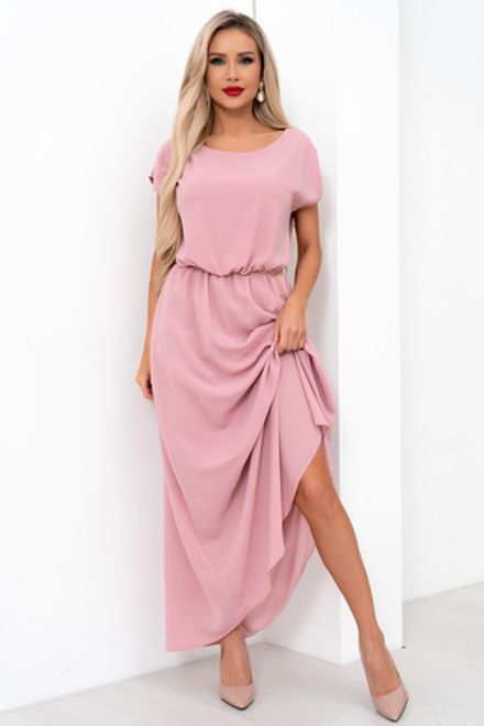 Платье Симона (пудровый) Р11-1161/9 Nikol