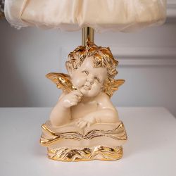 Настольная лампа Ангел Поэт Айвори Мадлен Жемчуг