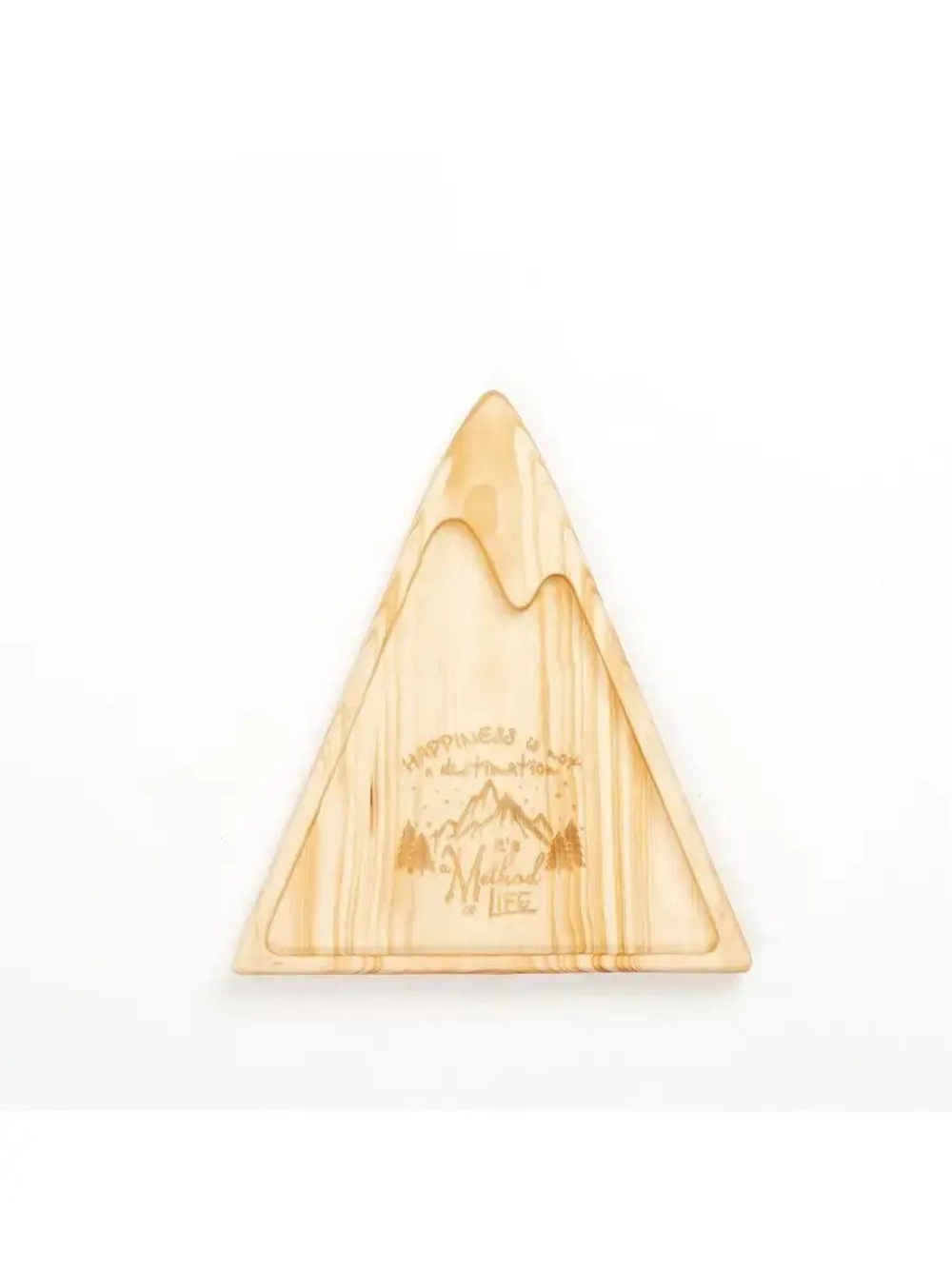 Менажница "Горы" из древесины кедра