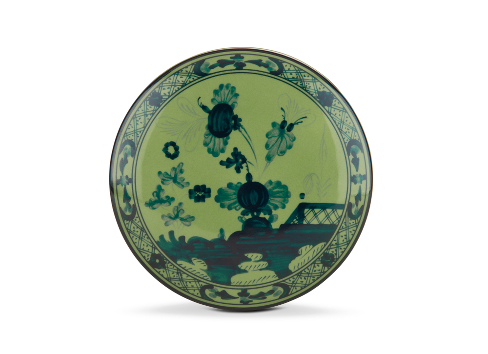 Шкатулка круглая Oriente Italiano Malachite