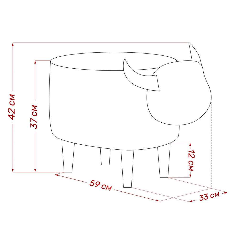 Пуф Leset Buyvol COMBI