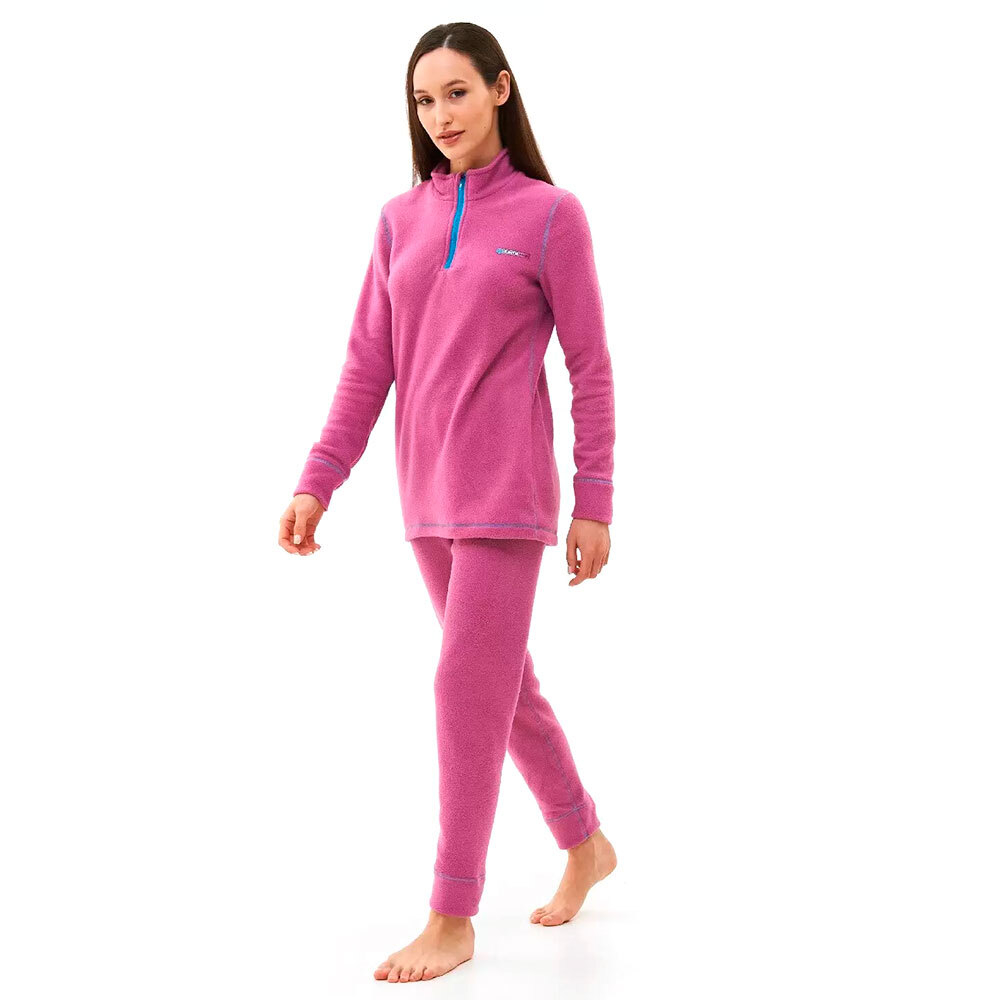 Термобелье женское THERMOLINE ZIP ТКАНЬ ФЛИС ЦВЕТ ФИОЛЕТ.ХАНСМАН (-40С)