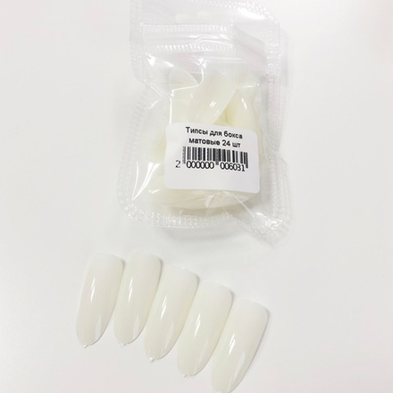 Типсы для бокса матовые Monami, 24шт