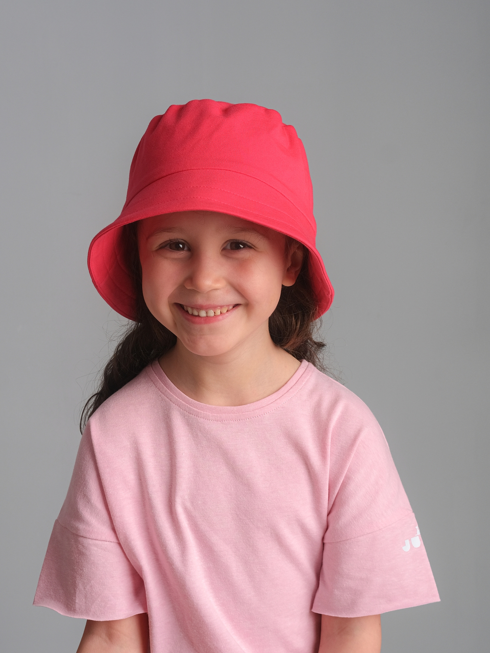 Детская панамка розовая
