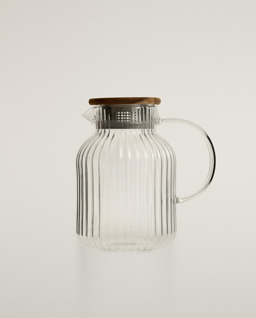 Zara Home кувшин из боросиликатного стекла, цвет прозрачный, 17.8 см