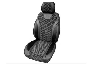 Накидки сидений ПОЛНЫЙ Coolpart MAXIMAL (кт11пр) - JJ-63-BLBL - Эко-кожа+Велюр черный/черный A (бок)