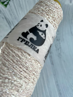 Хлопковая пряжа для вязания с люрексом Cofil Dante