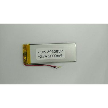 Battery 303385P 3.7V 2000mAh Lipo Lithium Polymer Rechargeable Battery MOQ:50
