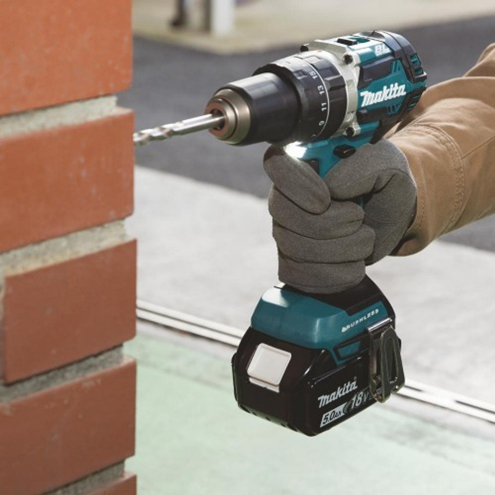 Аккумуляторная дрель-шуруповерт MAKITA DHP 484 Z ударная без АКБ и З/У DHP484Z