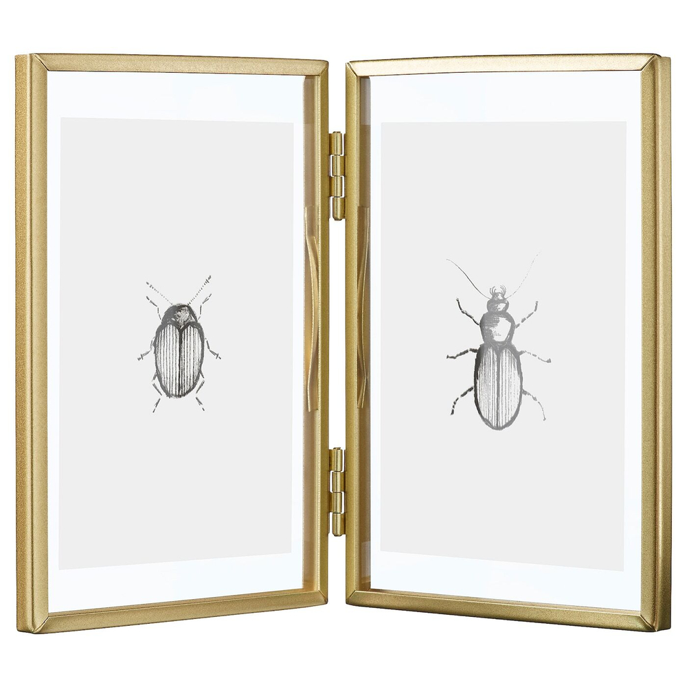 IKEA LERBODA  (ИКЕА ЛЕРБОДА)  -  Рамка, цвет золота, 10x15 см
