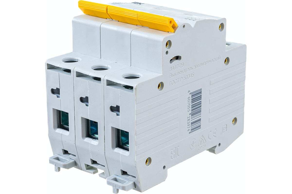 Автоматический выключатель ВА47-29 3Р 10А 4,5кА В IEK