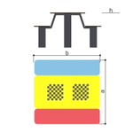 Стол со скамьями детский с рисунком «Шахматы» Romana 302.35.00-01
