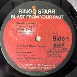 Винтажная виниловая пластинка LP Ringo Starr Blast From Your Past (Japan 1976) (Obi) Back Off Boogaloo