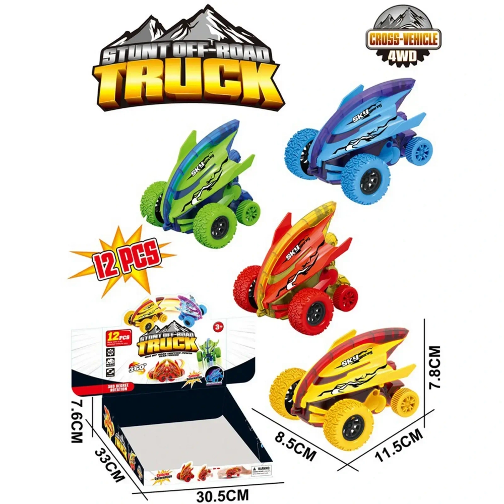 Машина инерционная «Космолёт», 11,5*8,5*7,8 см, вращающаяся 360°, в шоу-боксе, микс