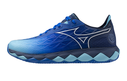 Мужские кроссовки теннисные Mizuno Wave Enforce Tour CC - небесный