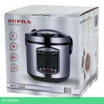 Мультиварка Supra MCS-5220 серебристый