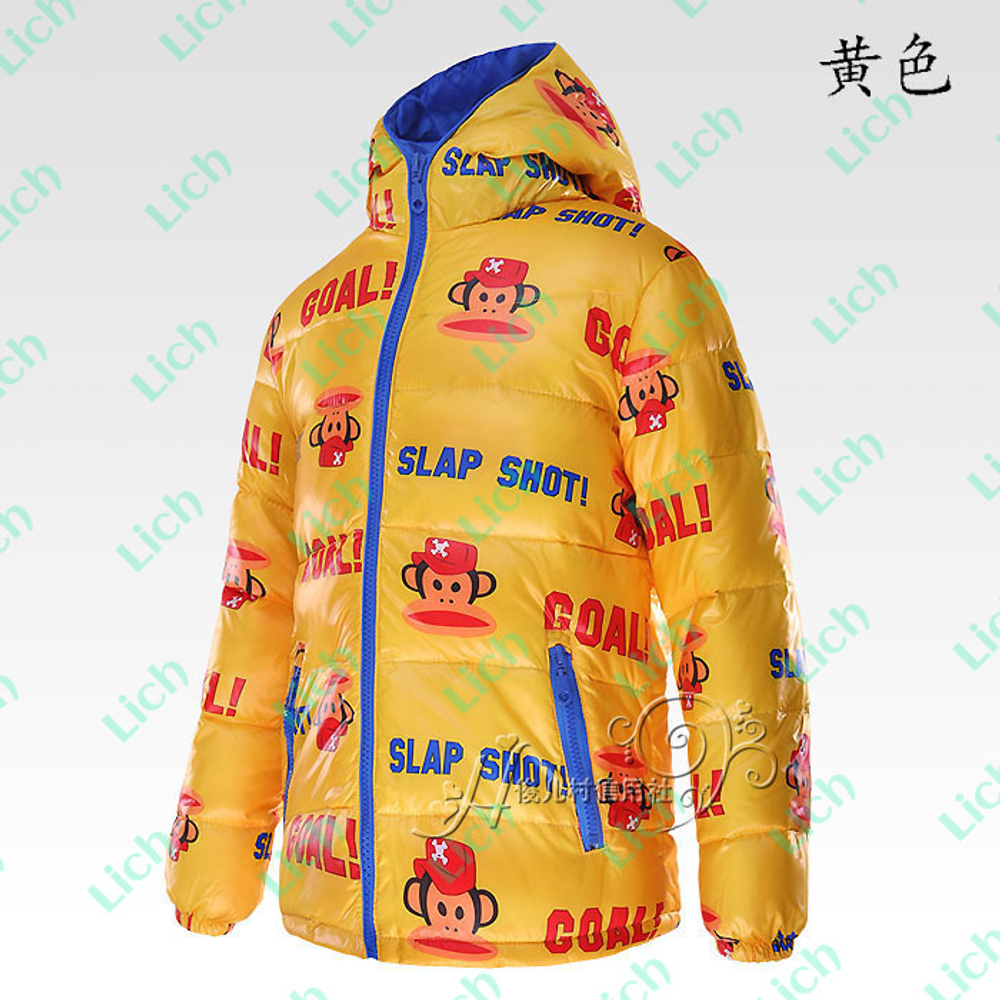 Куртка на молнии с принтом обезьянки