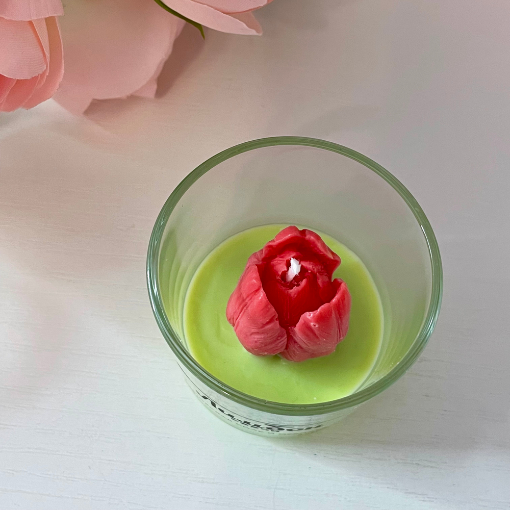 Ароматическая свеча "Красный тюльпан", 35 г