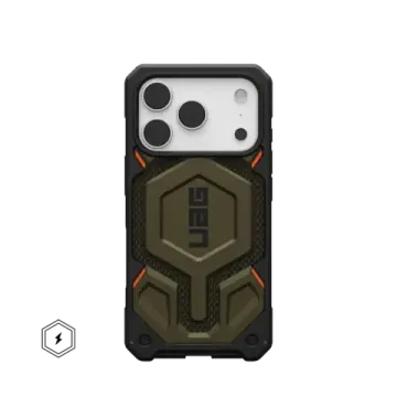 UAG Monarch Pro Kevlar® with MagSafe Series Case for Apple iPhone 17 Pro Kevlar Element Green (Зелёный)