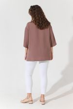 Блуза Жаркий сезон-1 Виотекс КОФЕЙНЫЙ