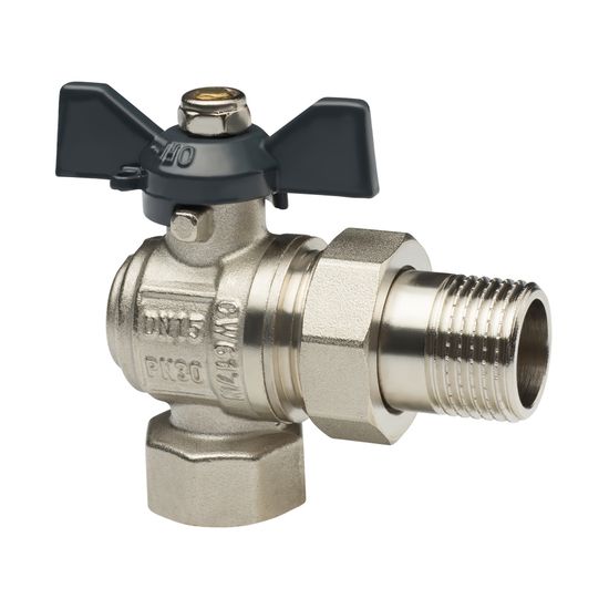 Кран шаровый 1/2" со сгоном в-н