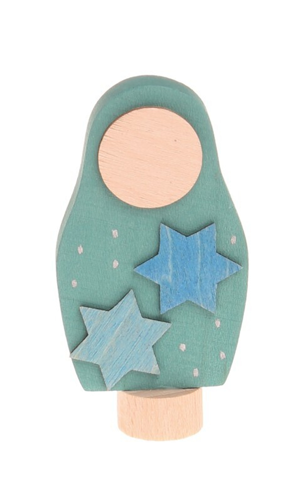 Декоративная фигурка "Матрешка со звездочками"
