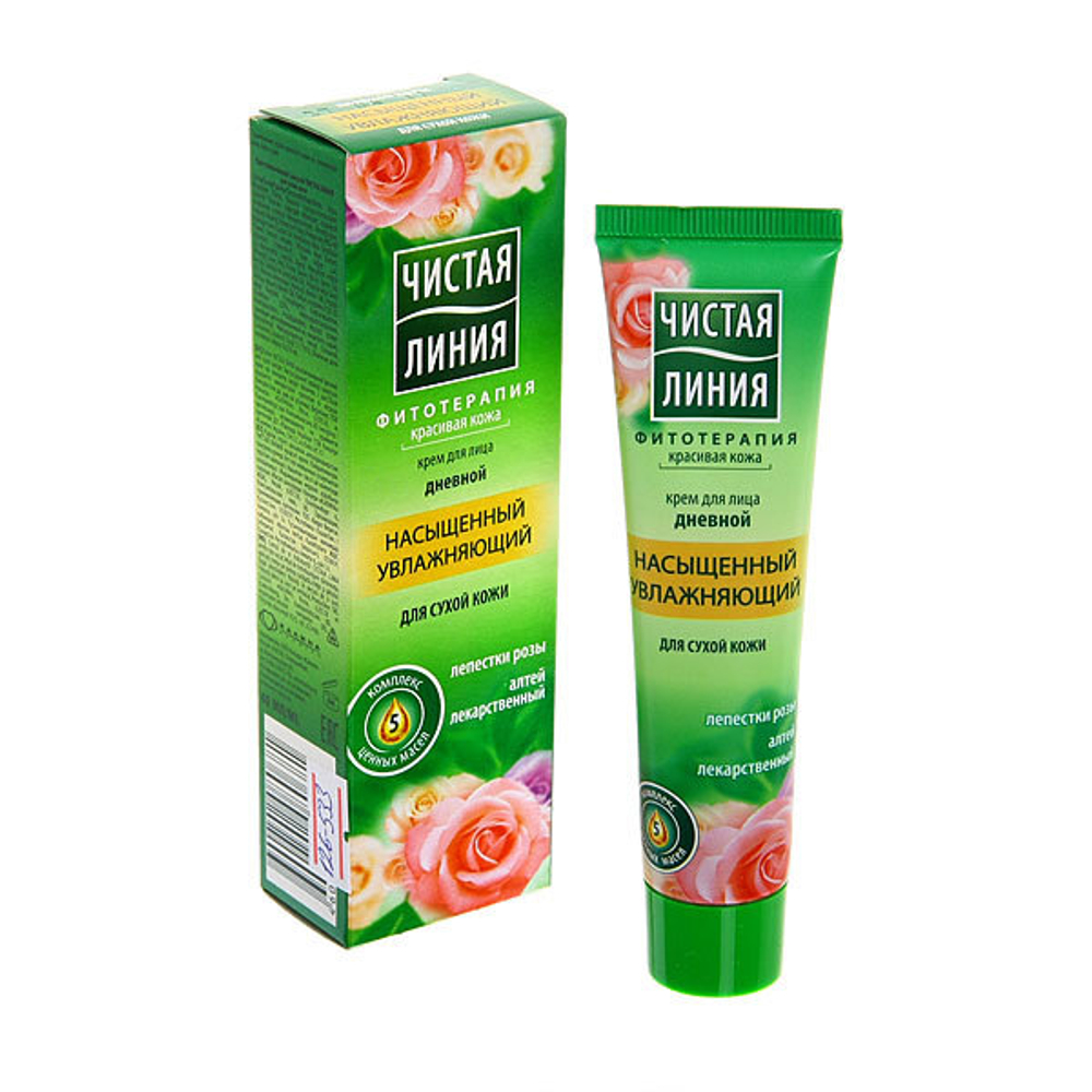 Крем для лица ЧИСТАЯ ЛИНИЯ Идеальная кожа для нормальной и комбинированной кожи 45 мл