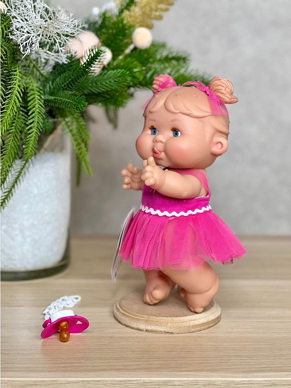 Пупс Nines 26см PEPOTE с закрывающими глазками (N814K)