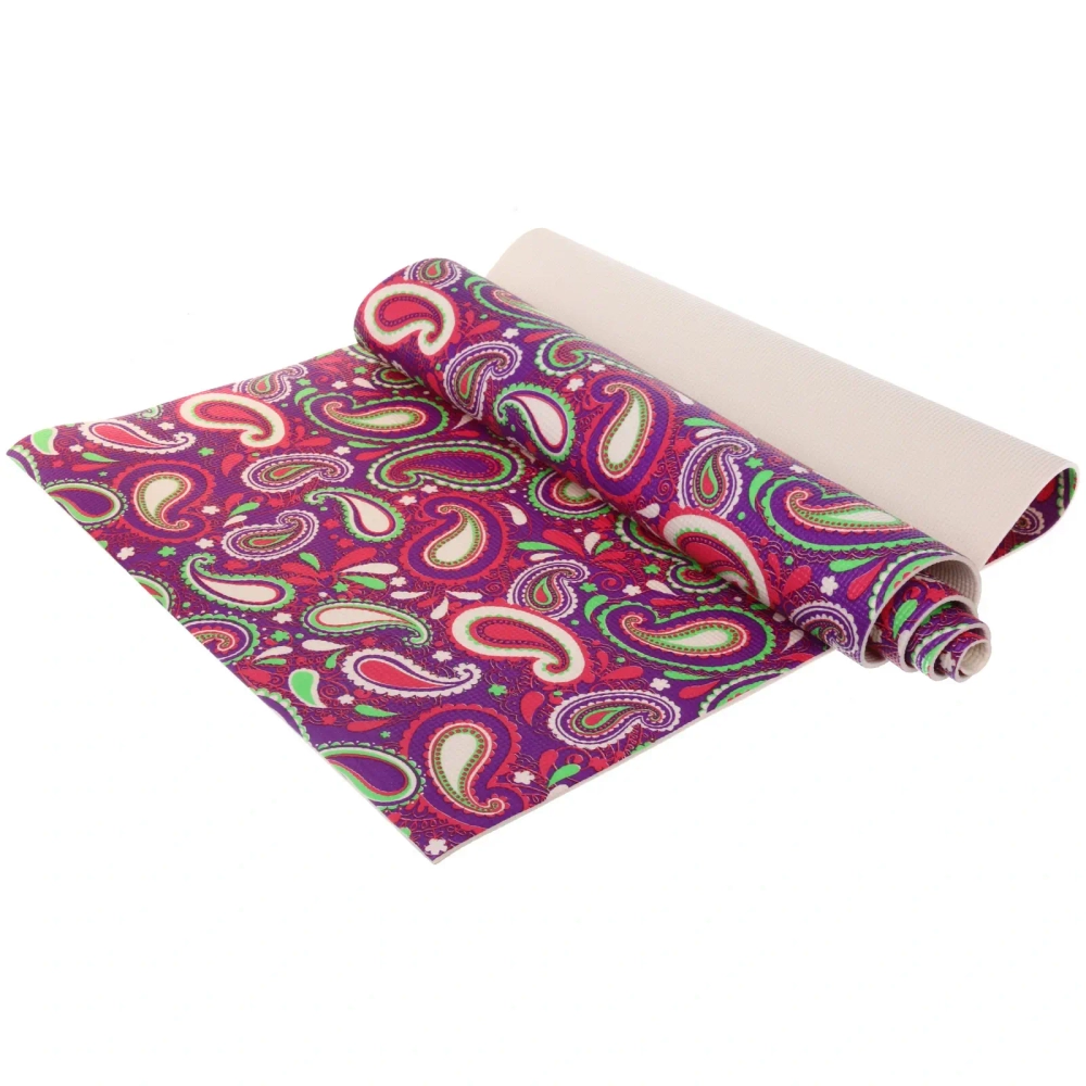 Коврик для йоги 6 мм 173х61 см «Свежесть ветра» PVC, микс принтов