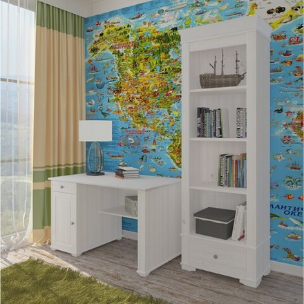 Стеллаж «Бейли» белый воск