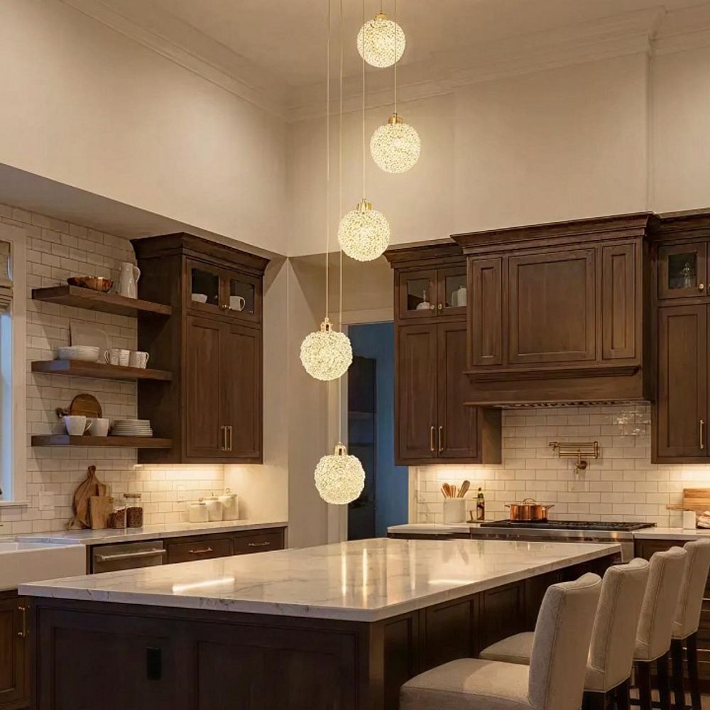 Подвесная люстра Citilux CLOUDY CL323052