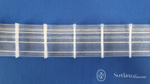 Шторная лента Bandex WALZER 1:1.5 P1, групповые складки, цвет прозрачный (ширина 70 mm)