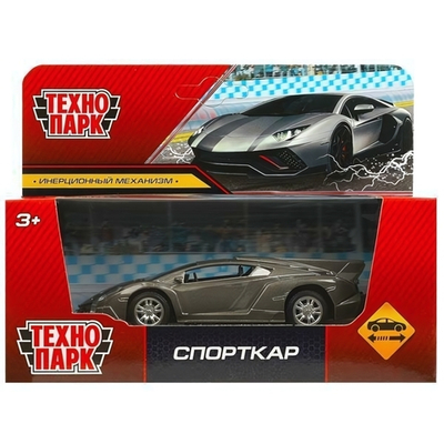 Модель ин. мет. "Спорткар" 11см. коробка 2108C169-R (Технопарк)