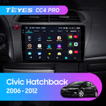 Teyes CC4 Pro 9" для Honda Civic Hatchback 2006-2012