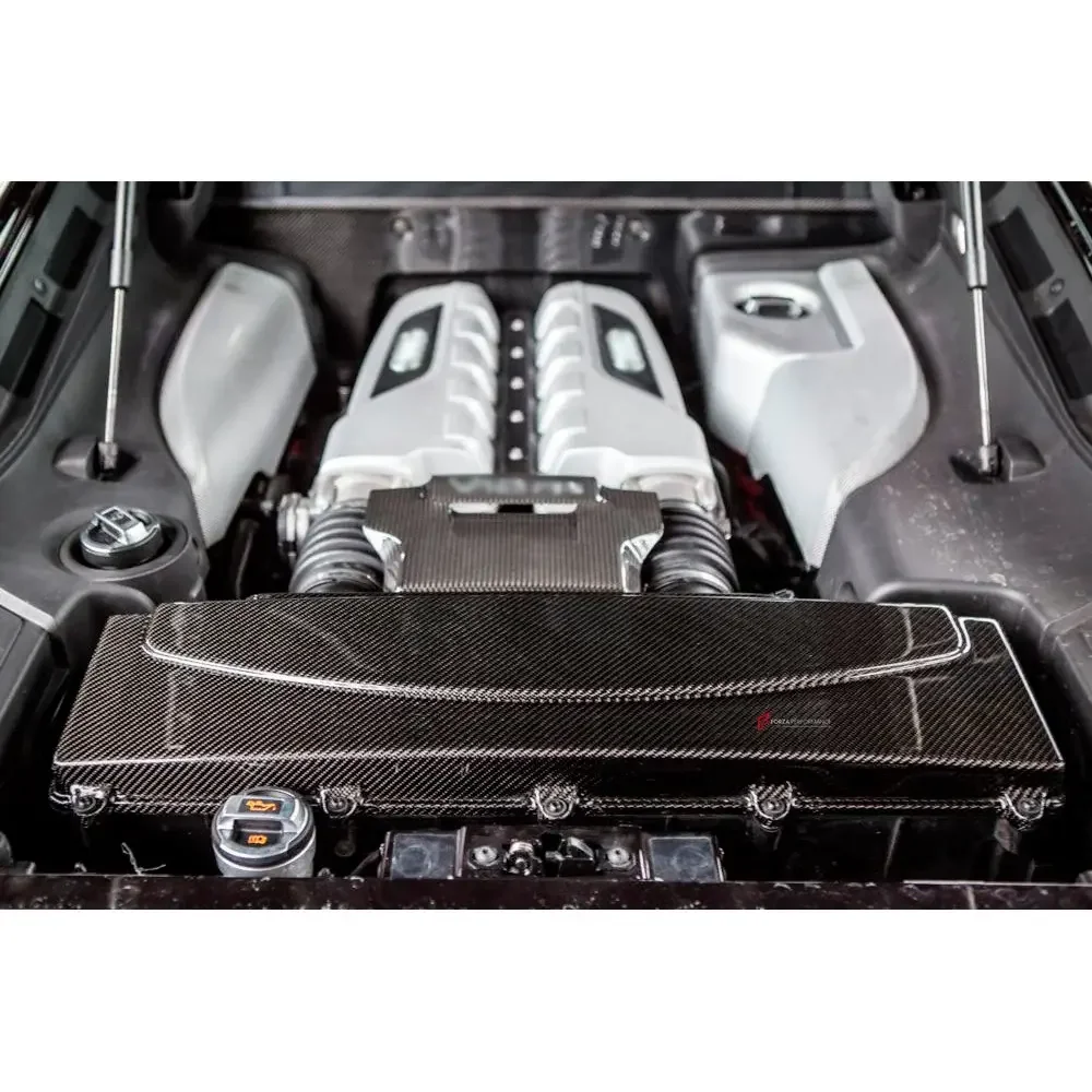 Карбоновая крышка корпуса воздушного фильтра для AUDI R8 V8 V10 Coupe Spyder 2008 - 2013 Ауди