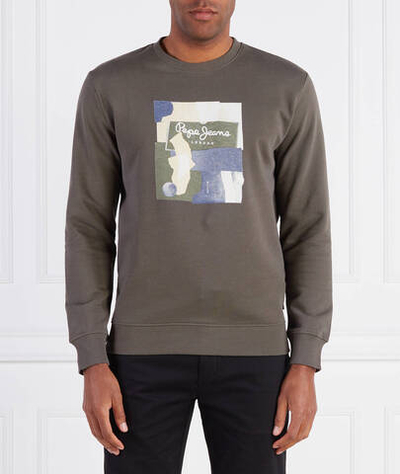 Худи OLDWIVE CREW Pepe Jeans London - хаки(PM582479)