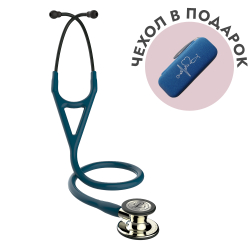 Стетоскоп Littmann Cardiology IV, морская волна, акустическая головка цвета шампанское (6190)