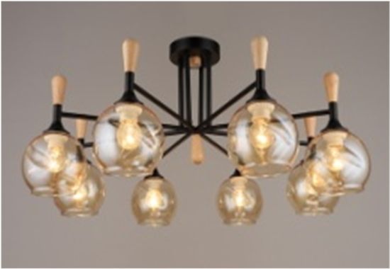 4595/8 BK (1) Люстра (RL)