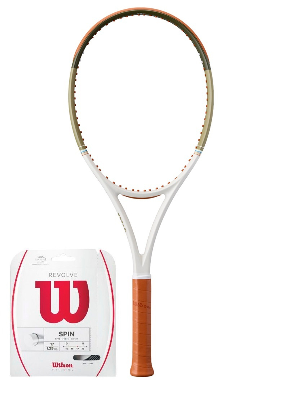Теннисная ракетка Wilson Ultra 100 V5 Desert - brown/green/sand + Струны