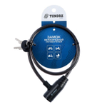 3299280 Замок навесной велосипедный Tundra, 8 x 800 мм, английский ключ с пластиковой ручкой 32