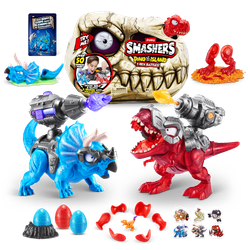 Игровой набор Дино остров Smashers T-REX Красный