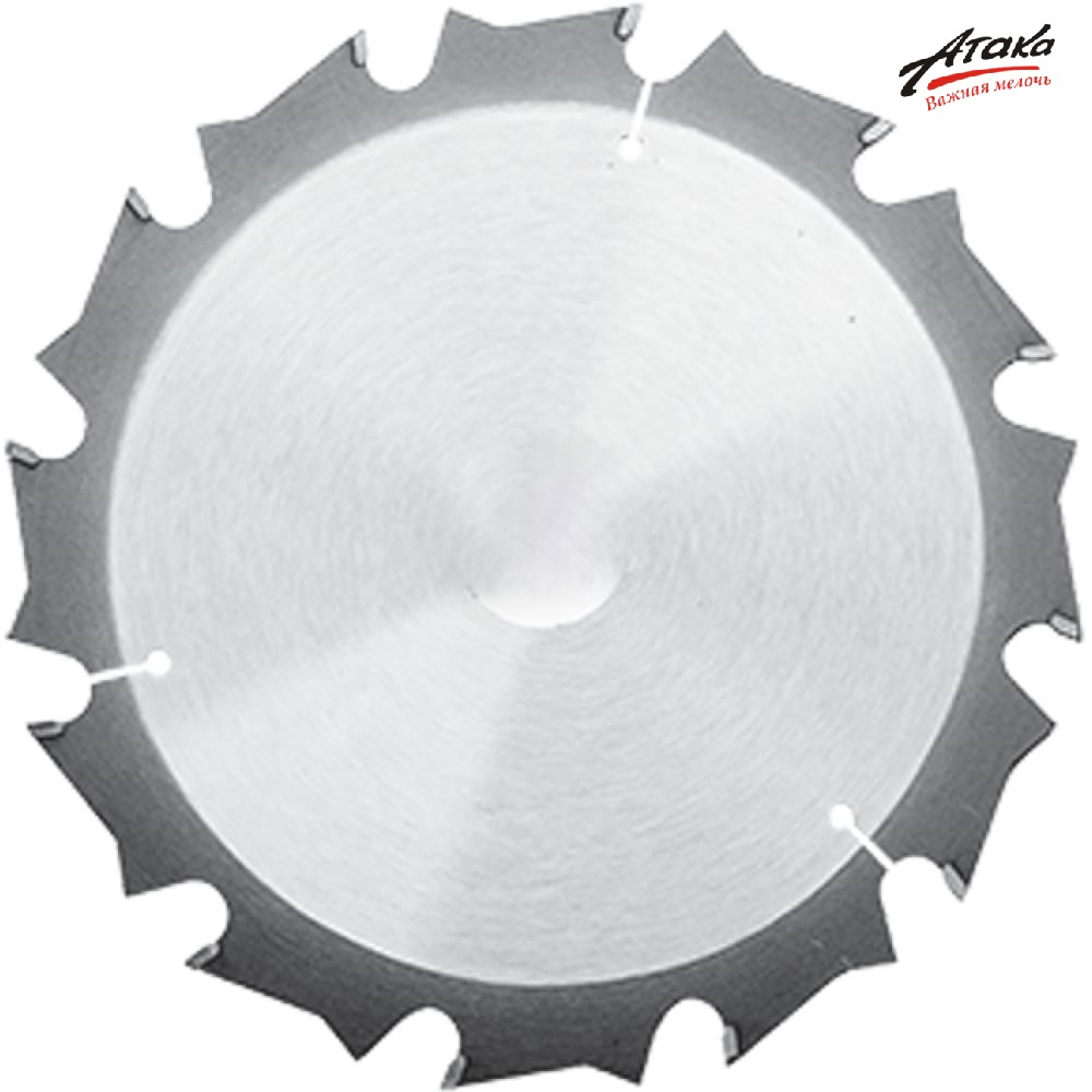 Пильный дикс по газобетону и строительному дереву Атака 190*12T*16 быстрый профи